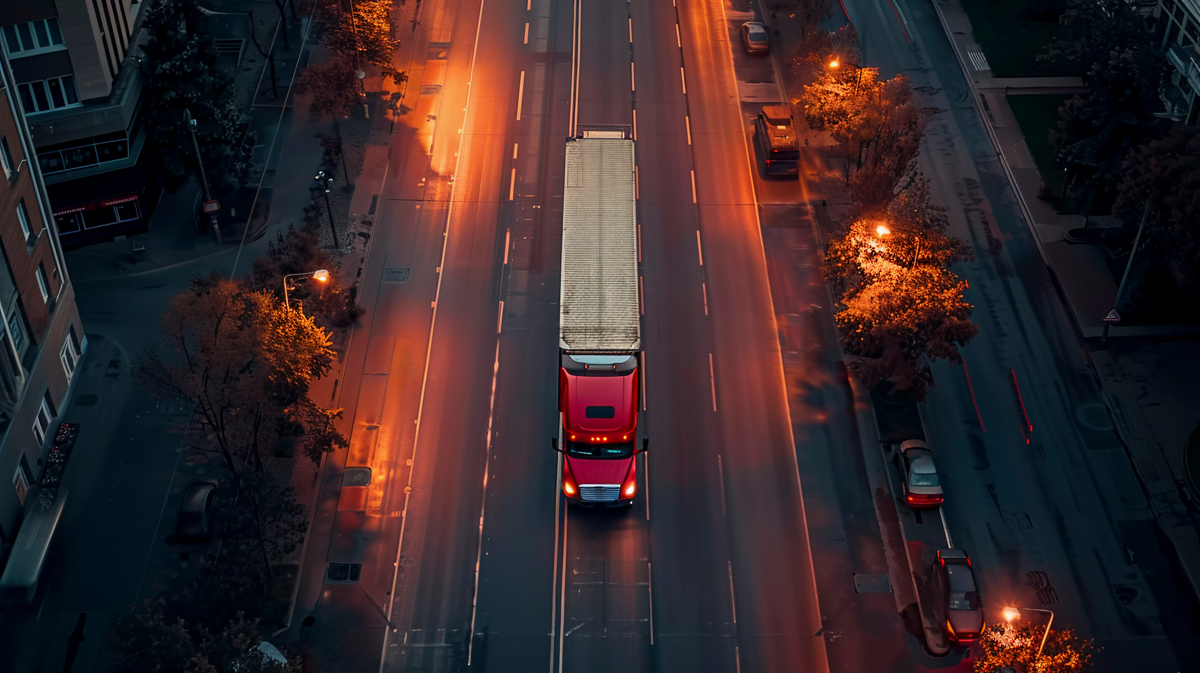 Professional truck driver